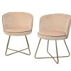 Möbel-direkt Samt-Polsterstuhl (2Stück) Nicki In Beige
