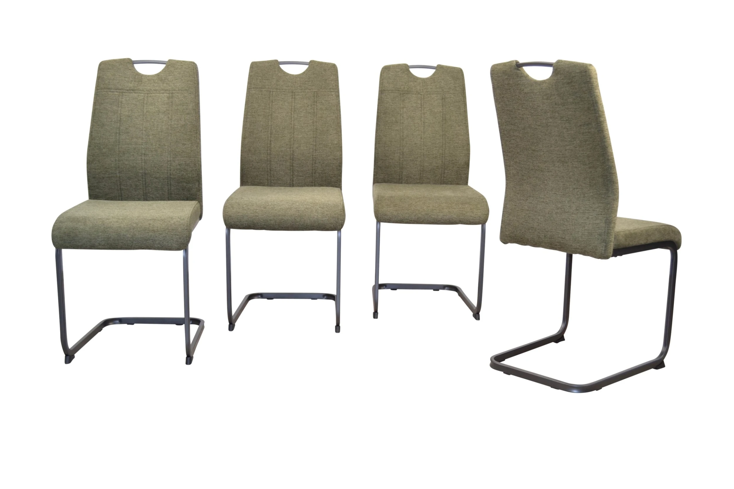 Möbel-direkt Schwingstuhl-Set (4Stück) Leon In Grün