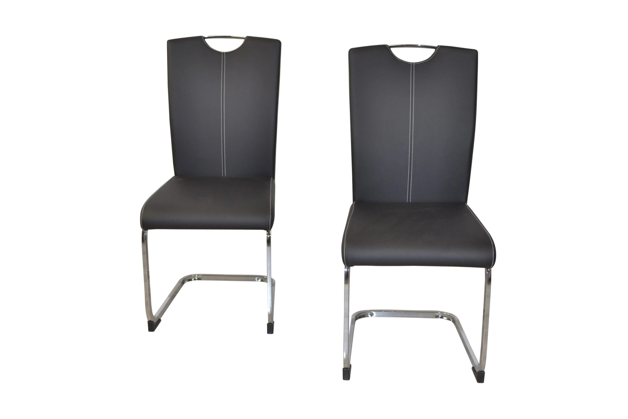 Möbel-direkt Schwingstühle (2 Stück) Laura In Schwarz