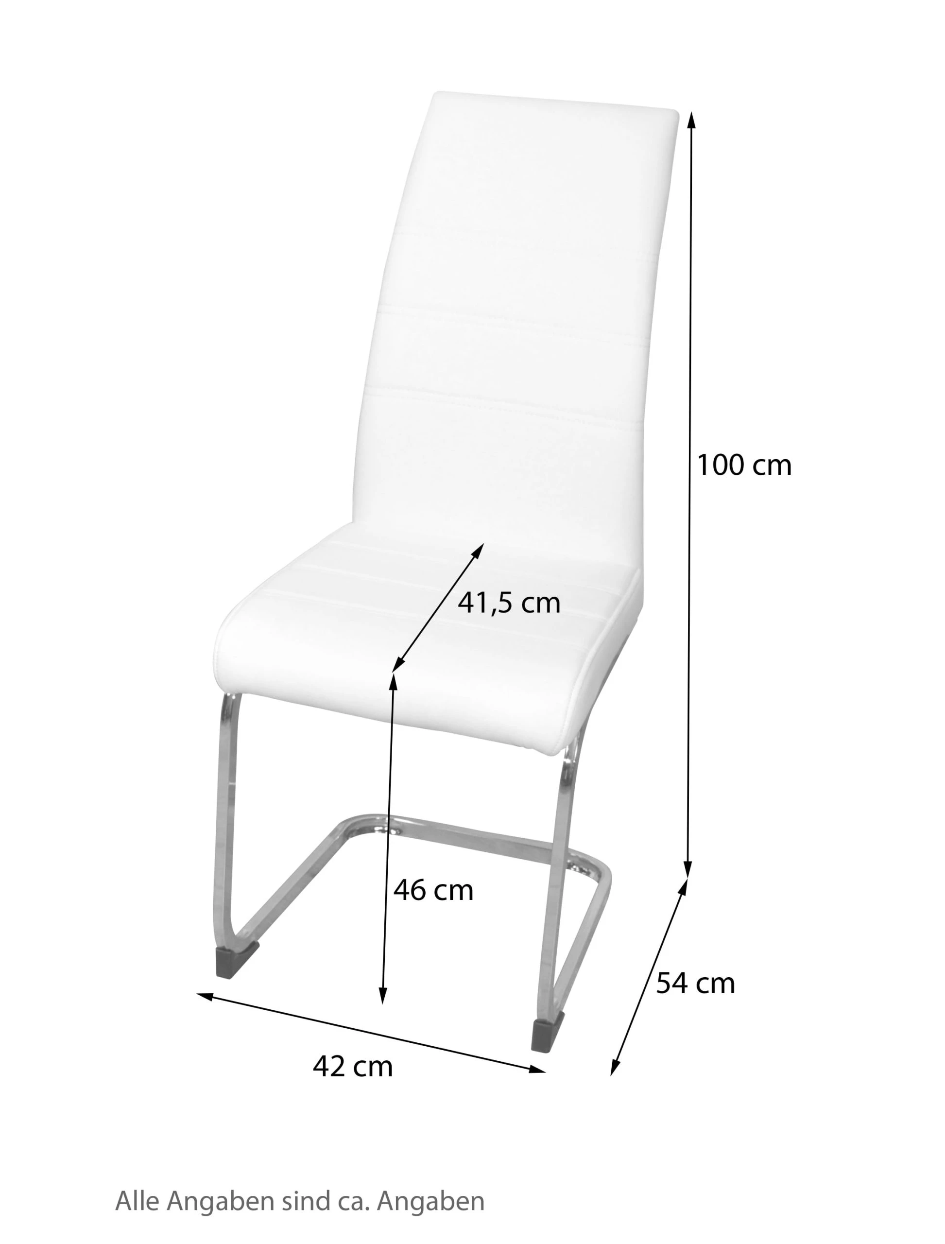 Möbel-direkt Schwingstühle (2 Stück) Lisbeth In Schwarz - Image 4