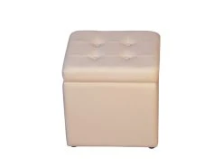 Möbel-direkt Sitzhocker Hocker Mit Stauraum In Cremefarben