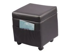 Möbel-direkt Sitzhocker Polsterhocker In Schwarz