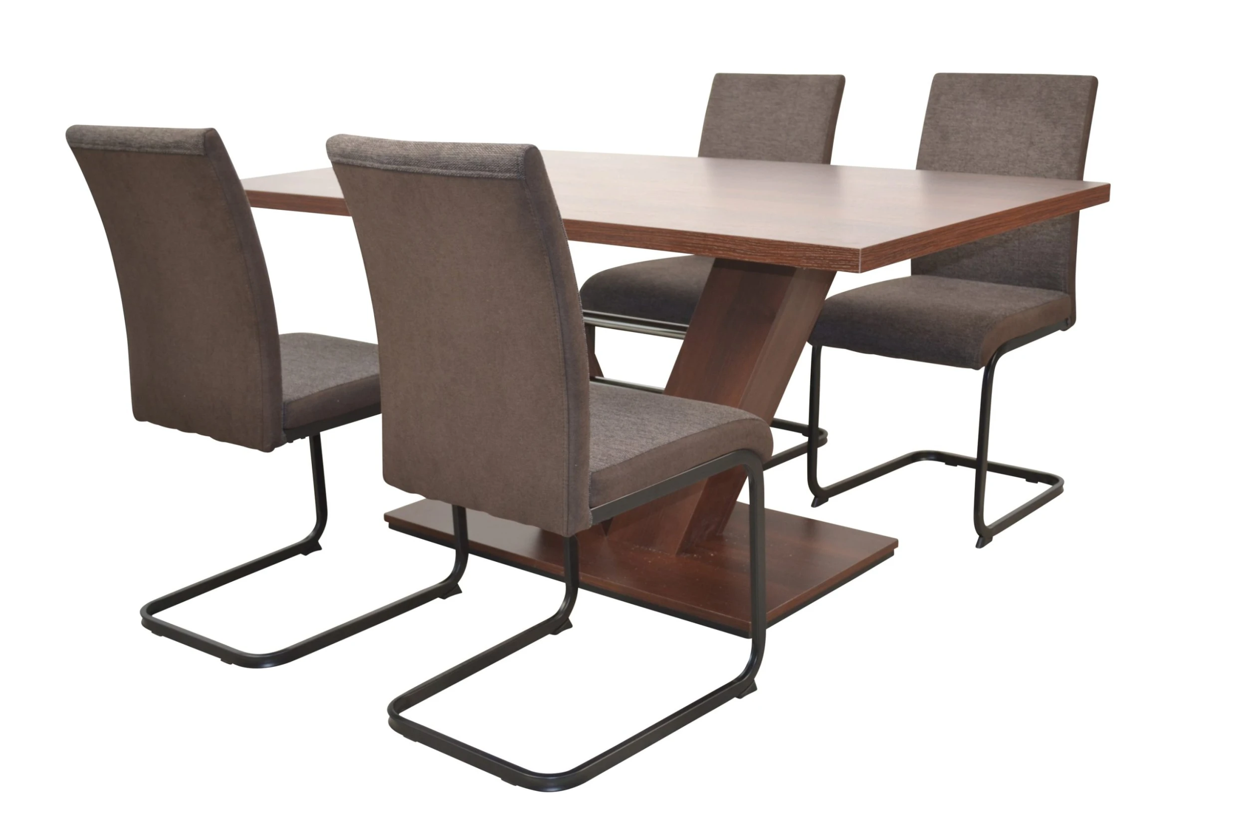 Möbel-direkt Tischgruppe- 5teilig Lissabon In Braun