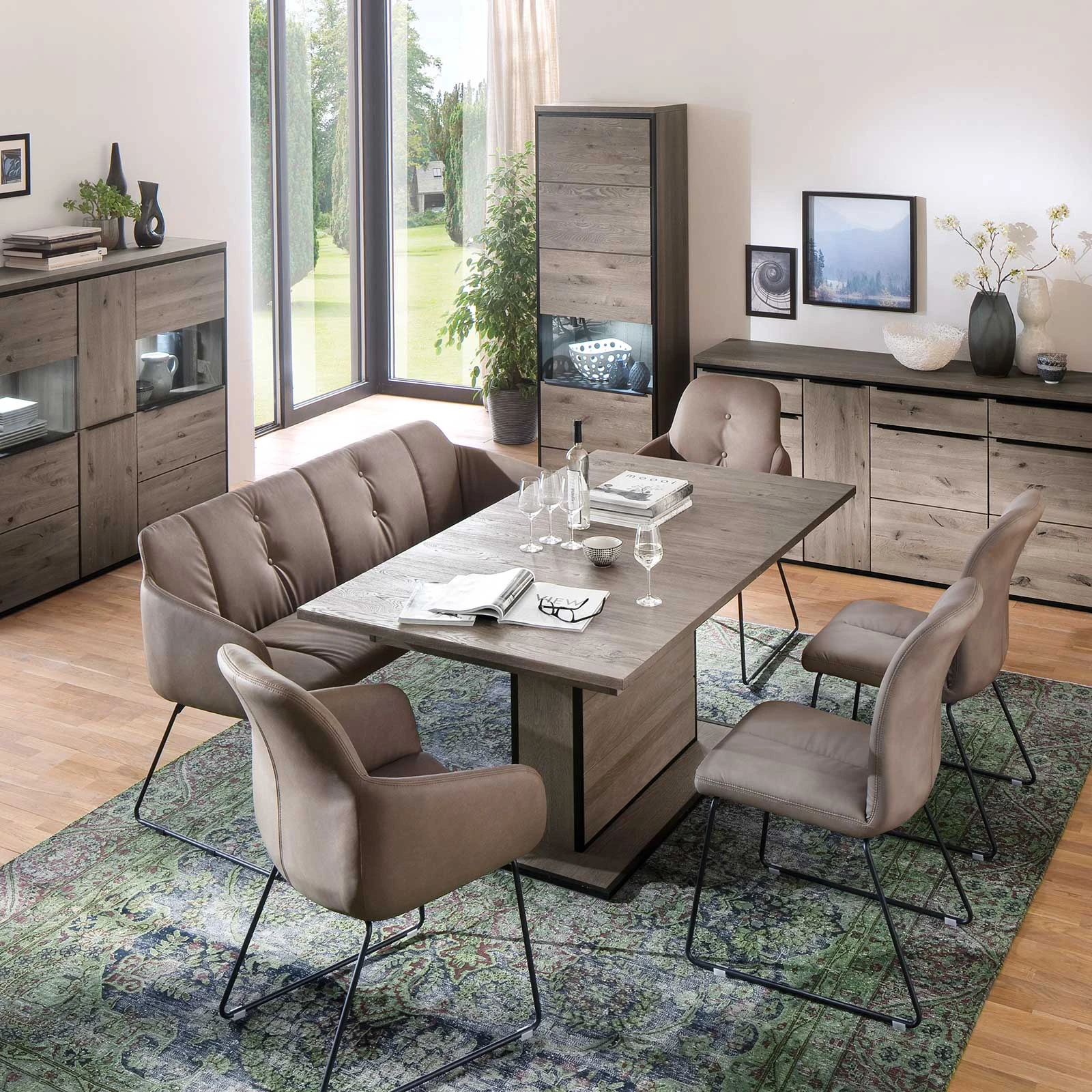 MÖBEL IDEAL 2er Set: Armlehnstuhl Tessera D In Braun (B) 62 X (H) 101 Cm - Image 2