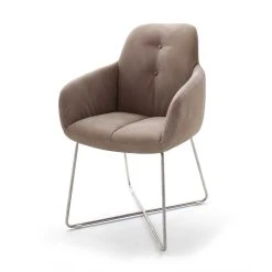 MÖBEL IDEAL 2er Set: Armlehnstuhl Tessera D In Braun (B) 62 X (H) 101 Cm