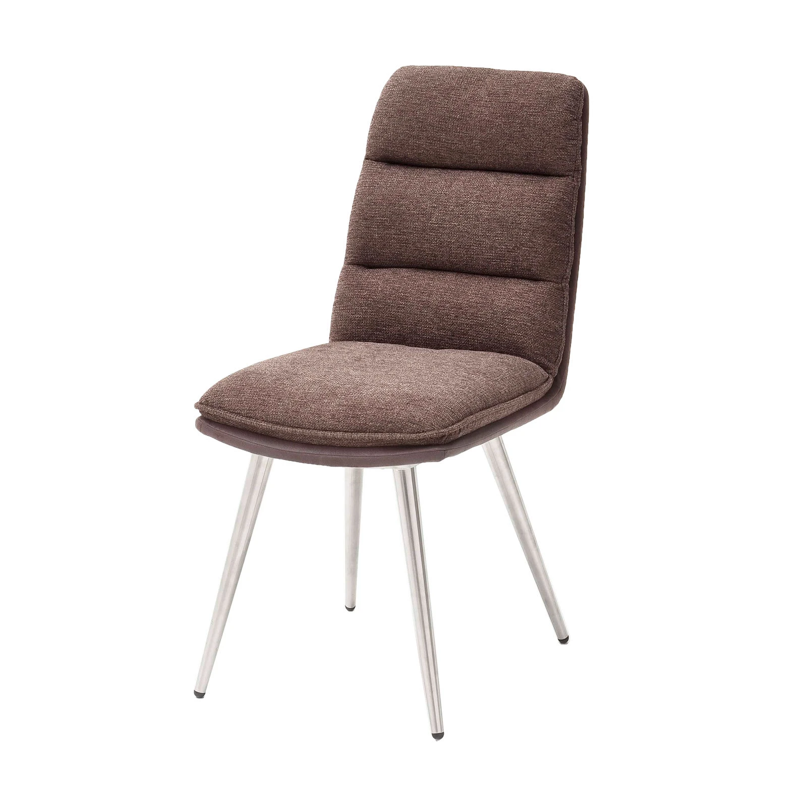 MÖBEL IDEAL 2er Set: Polsterstuhl Fida In Braun (B) 46 X (H) 97 Cm