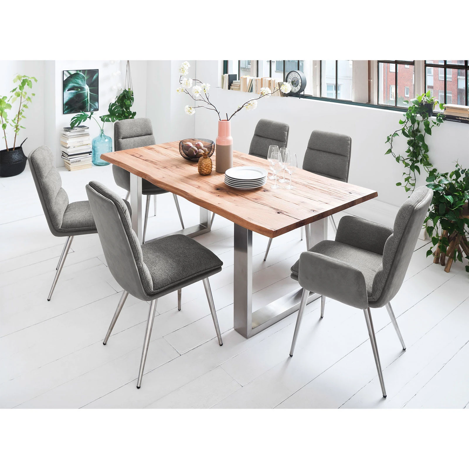 MÖBEL IDEAL 2er Set: Polsterstuhl Fida In Grün (B) 46 X (H) 97 Cm - Image 2