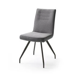 MÖBEL IDEAL 2er Set: Stuhl Alessia E In Grau (B) 48 X (H) 87 Cm