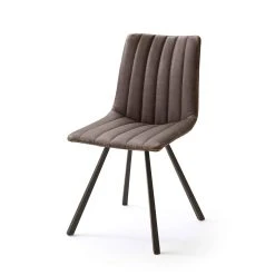 MÖBEL IDEAL 2er Set: Stuhl Alessia H In Braun (B) 48 X (H) 87 Cm