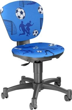 MyToys COLLECTION TOPSTAR Drehstuhl Ergokid 15 Jet, Fußball Blau