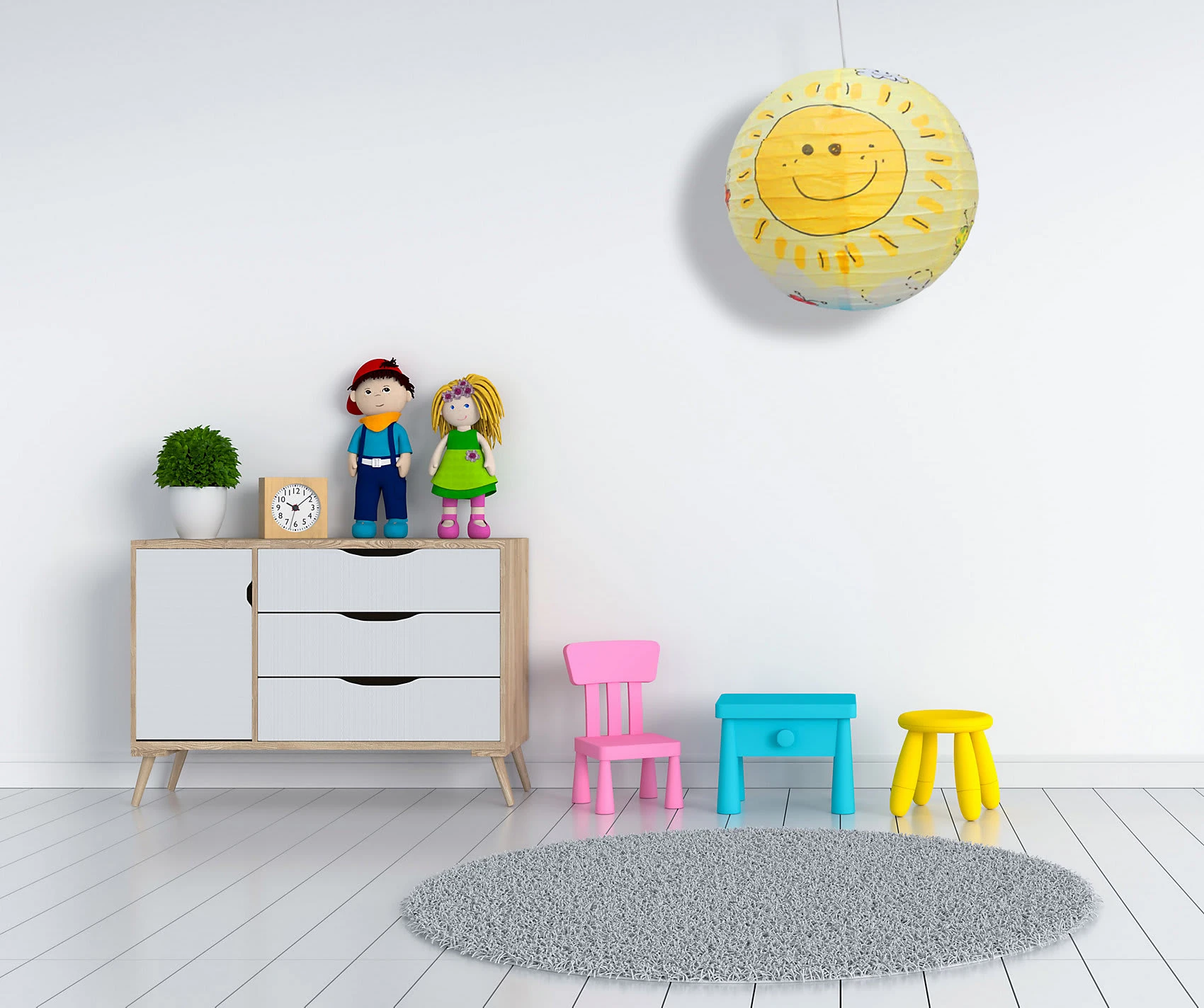 Niermann STAND BY Pendelleuchte Papierballon Sunny - Image 2