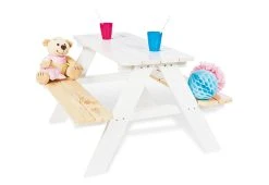 Pinolino 3-tlg. Kindersitzgarnitur "Nicki Für 4" In Weiß