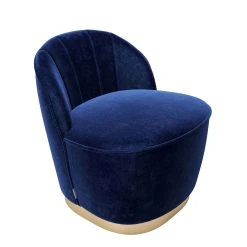 Playboy Cocktailsessel "STELLA" In Blue Lagoon - (B)67 X (H)70 X (T)71 Cm