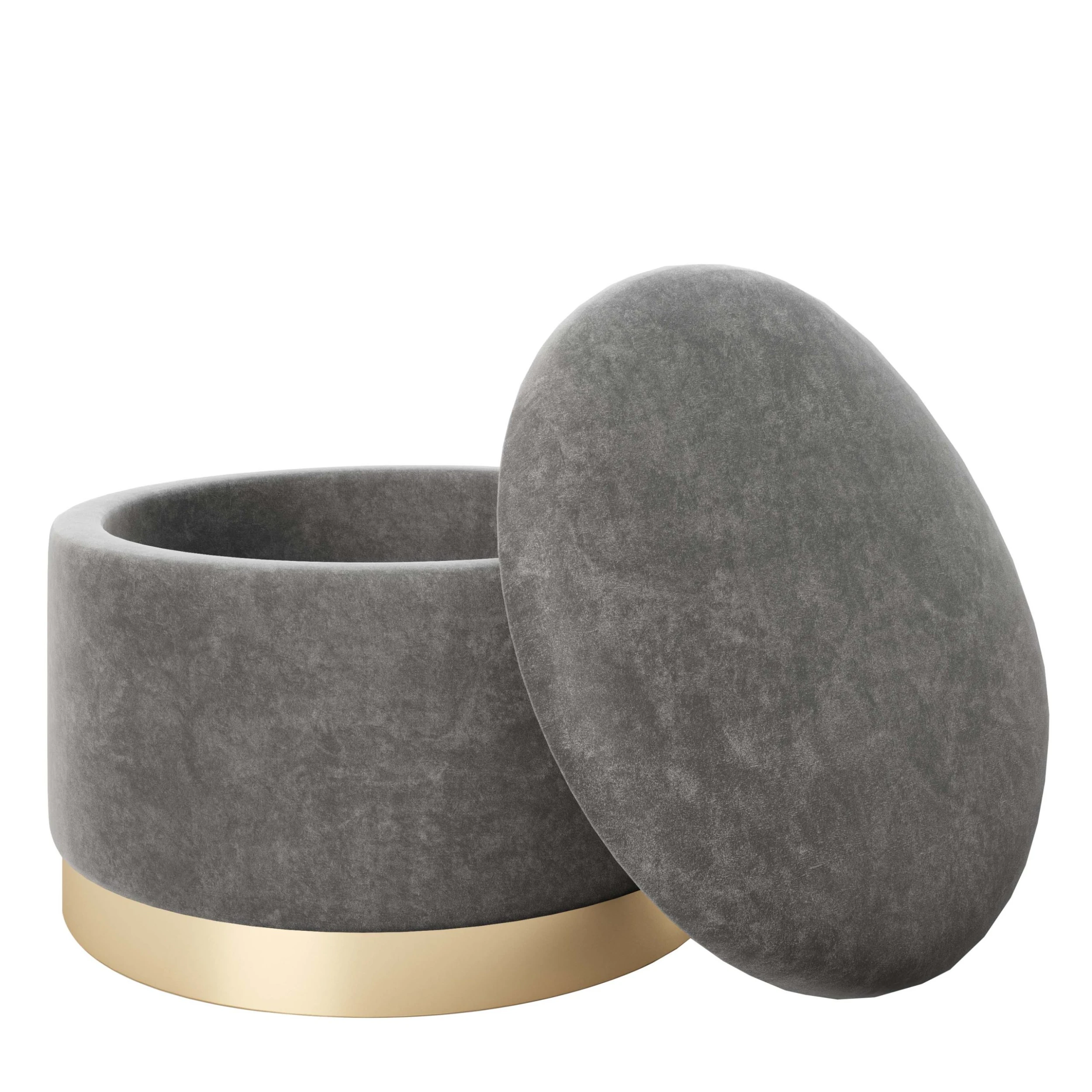 Playboy Pouf "SUE" In Anthrazit - (B)55 X (H)35 X (T)55 Cm - Image 2