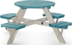 Plum Kinder Picknicktisch Rund Türkis
