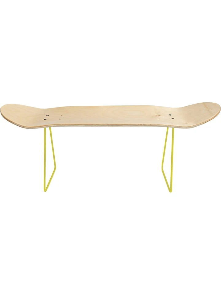 Really Nice Things Bank "Skate" In Natur/ Gelb - (B)79 X (H)30 X (T)20 Cm