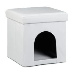 Relaxdays 2tlg. Hundeset In Weiß/ Silber