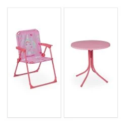 Relaxdays Camping Kindersitzgruppe Unicorn