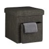 Relaxdays Faltbarer Sitzhocker In Braun - (B)38 X (H)38 X (T)38 Cm