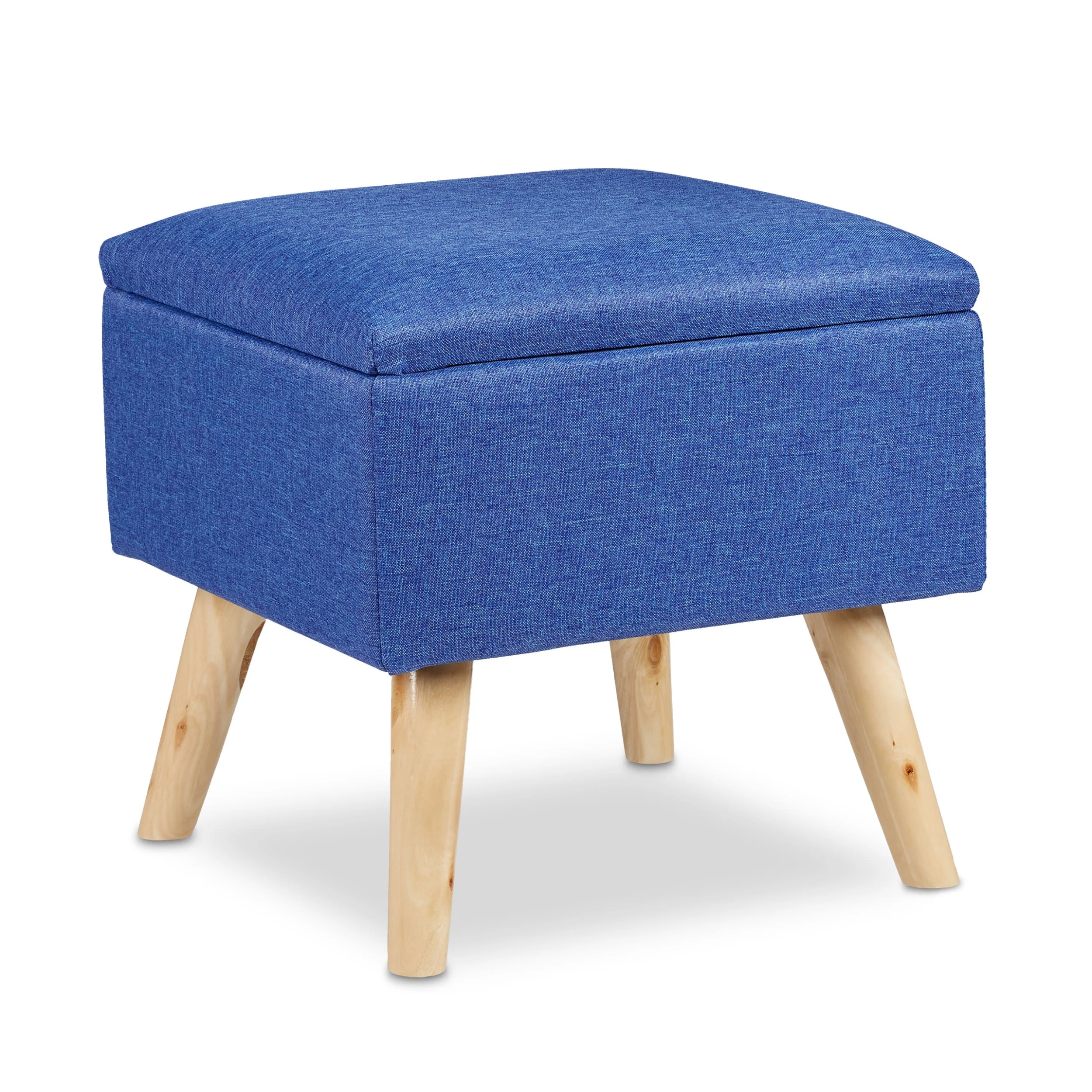 Relaxdays Hocker In Blau - (B)40 X (H)40 X (T)40 Cm