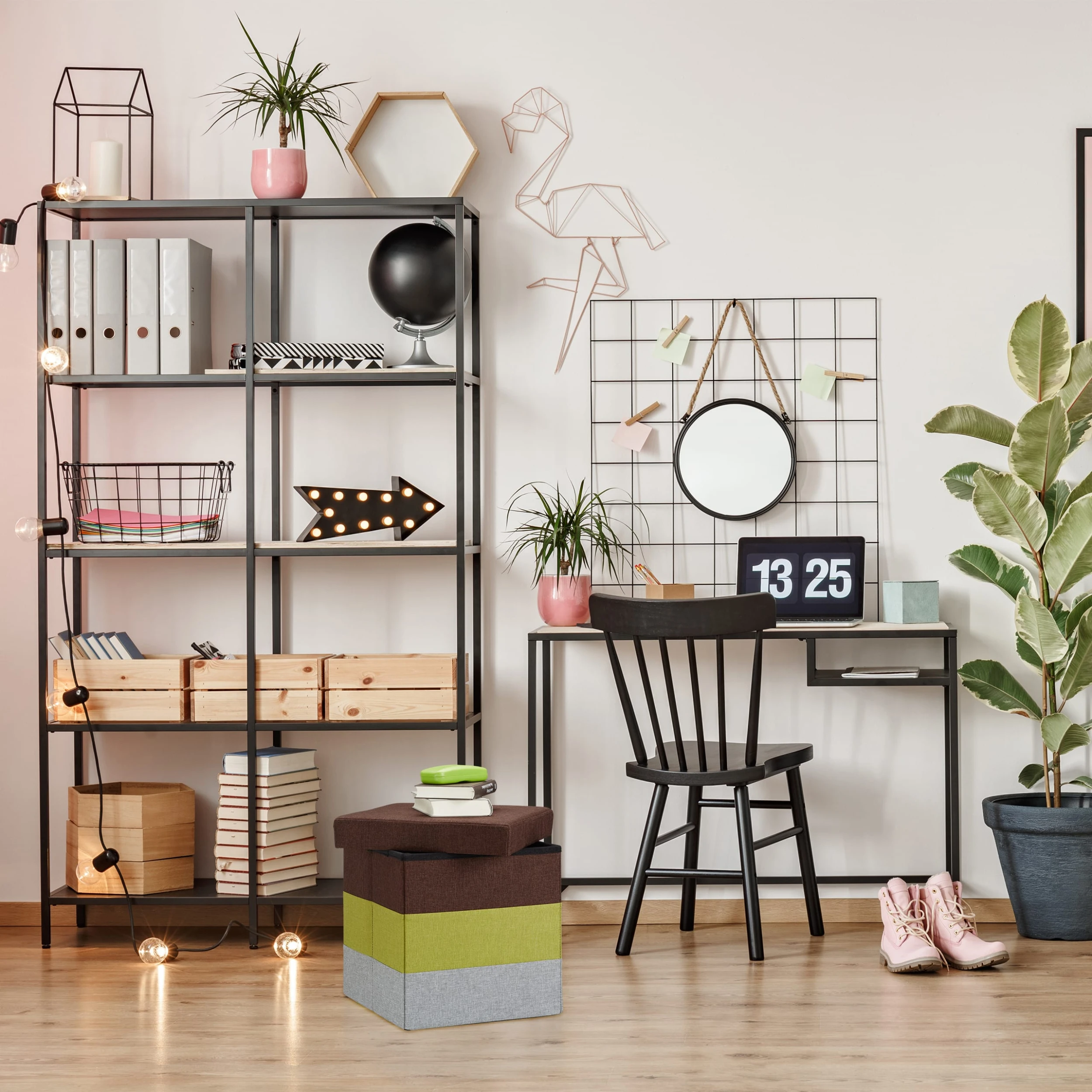 Relaxdays Hocker In Bunt - (B)38 X (H)38 X (T)38 Cm - Image 5