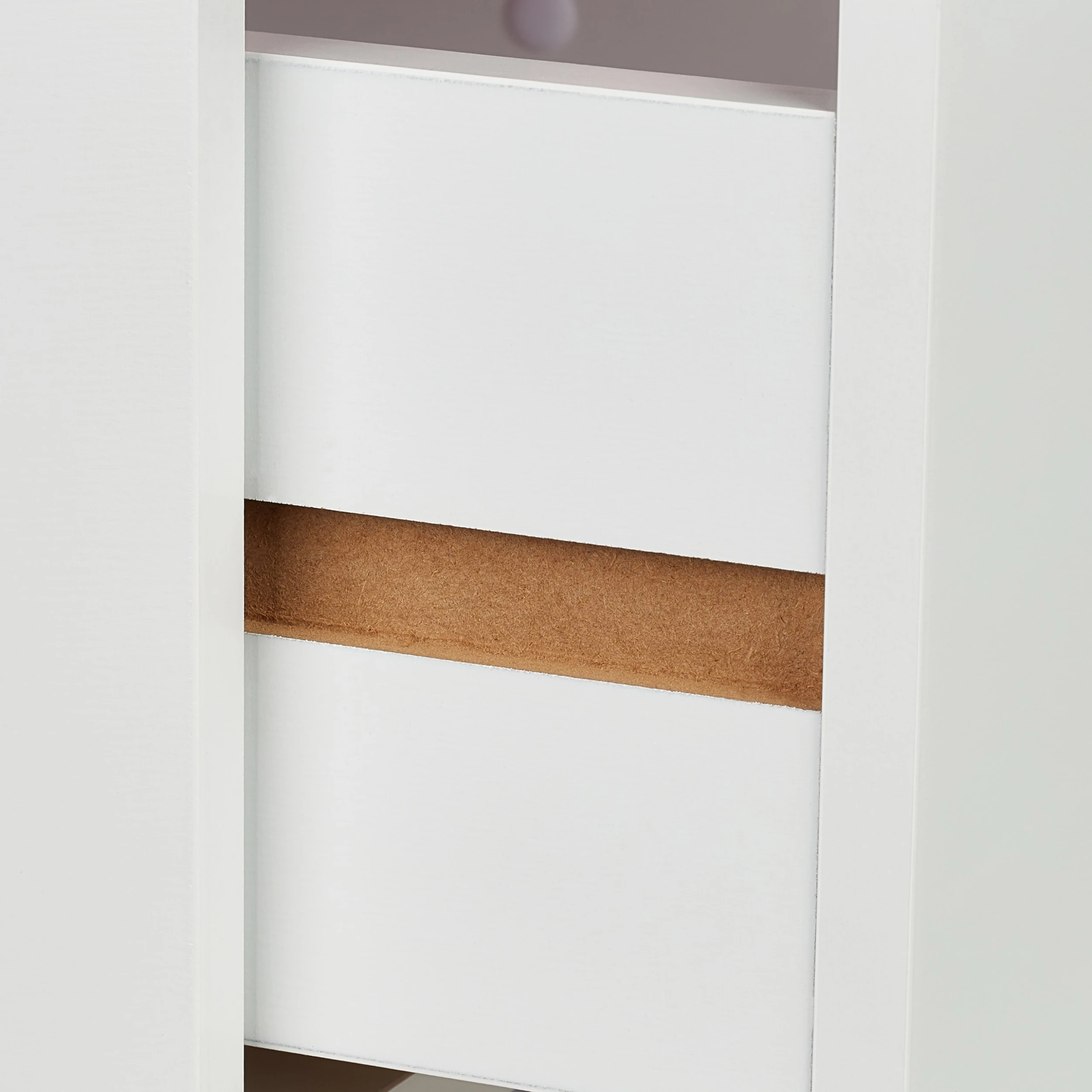 Relaxdays Kinder-Nachttisch In Weiß/ Rosa - (B)38 X (H)31 X (T)30 Cm - Image 7