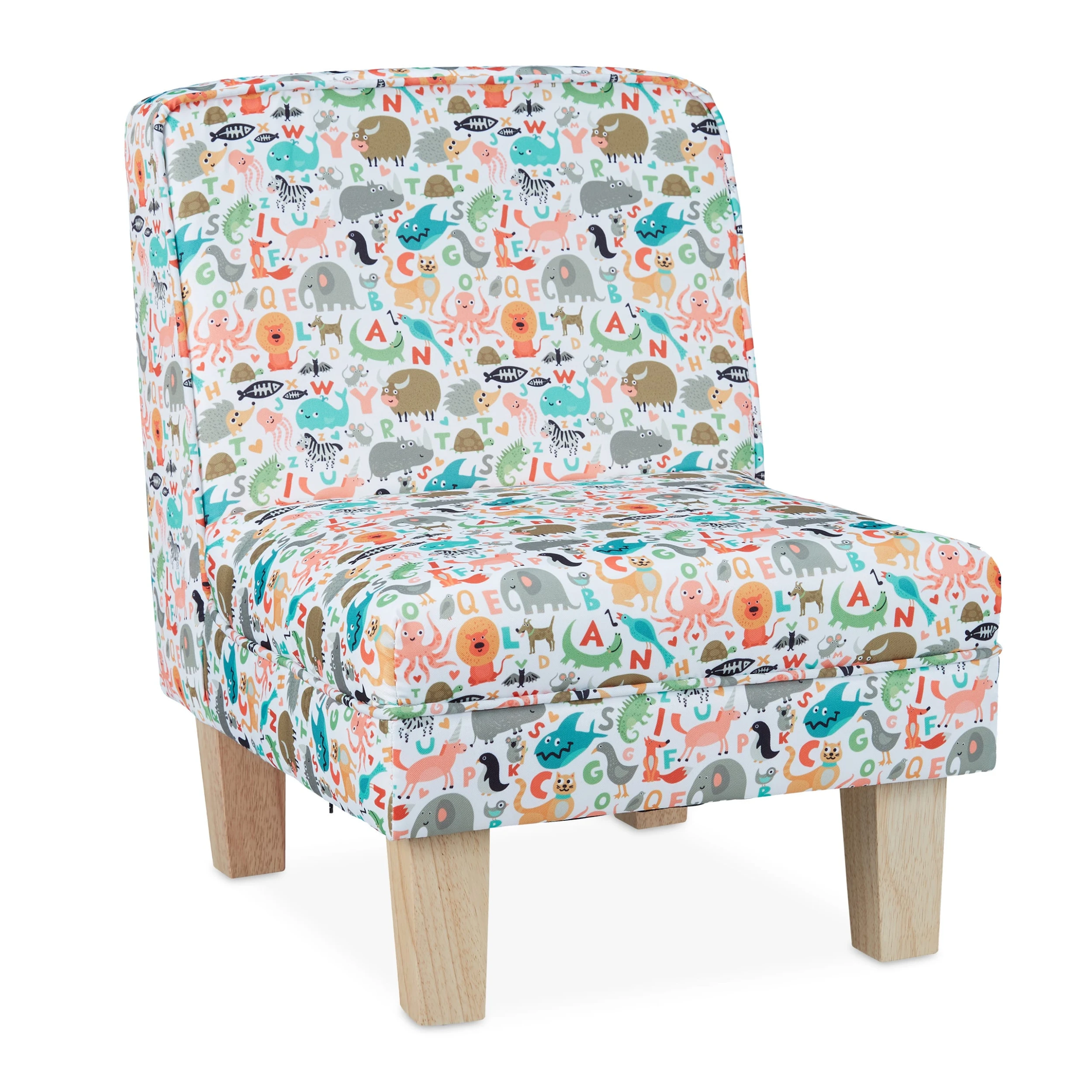 Relaxdays Kindersessel "Tiere" In Mehrfarbig - (B)45 X (H)60 X (T)52 Cm