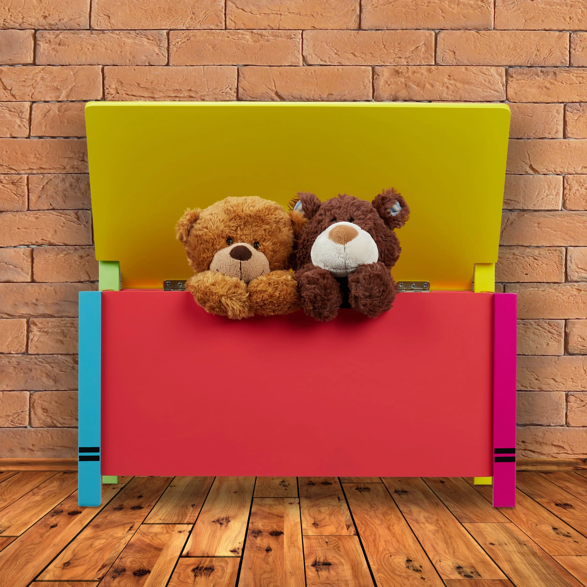 Relaxdays Kindersitzbank In Bunt - (B)60 X (H)54,5 X (T)35 Cm - Image 2