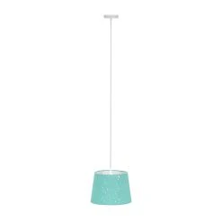 Relaxdays Kinderzimmerlampe "Sterne" In Mint - Ø 27 Cm