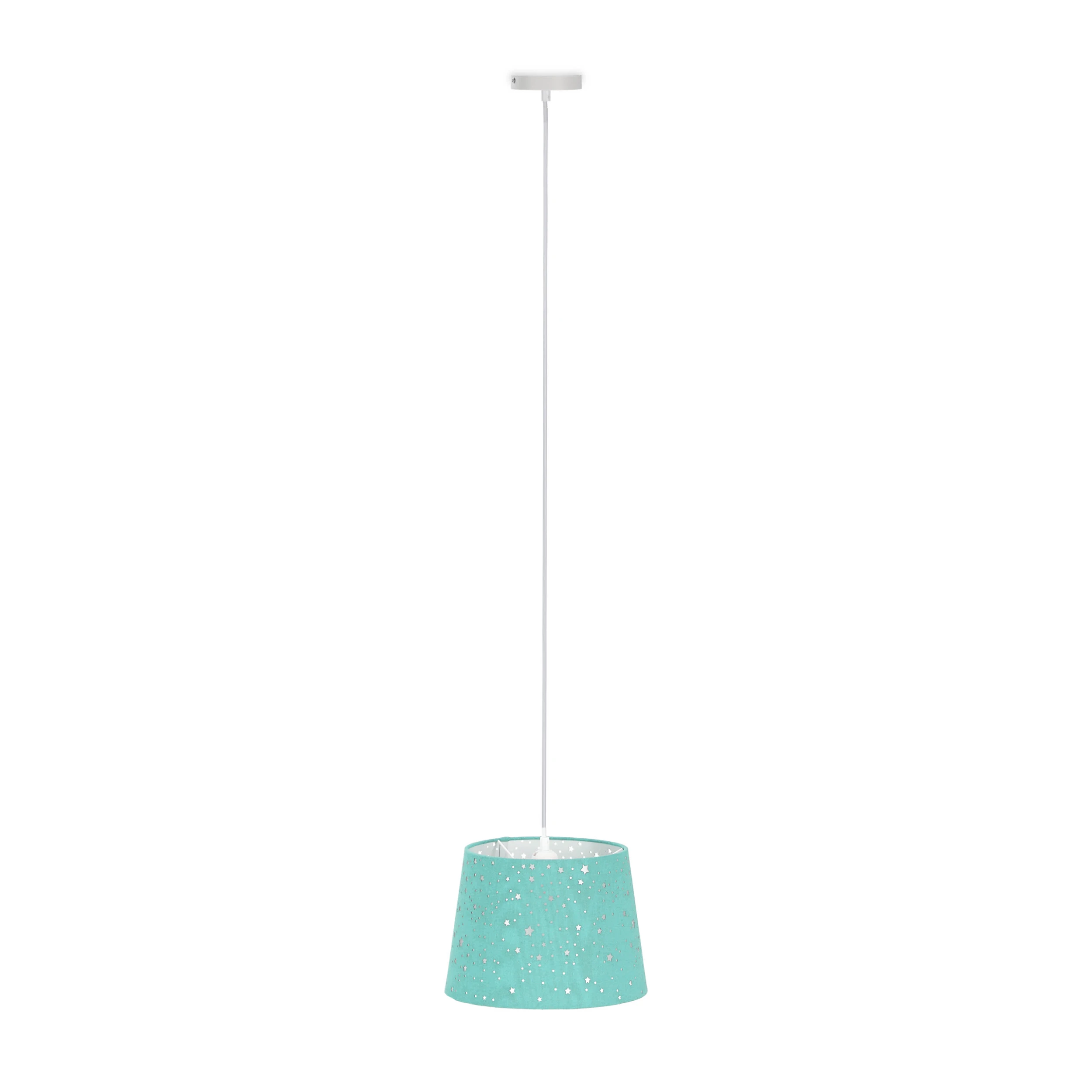 Relaxdays Kinderzimmerlampe "Sterne" In Mint - Ø 27 Cm