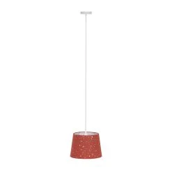 Relaxdays Kinderzimmerlampe "Sterne" In Rot - Ø 27 Cm