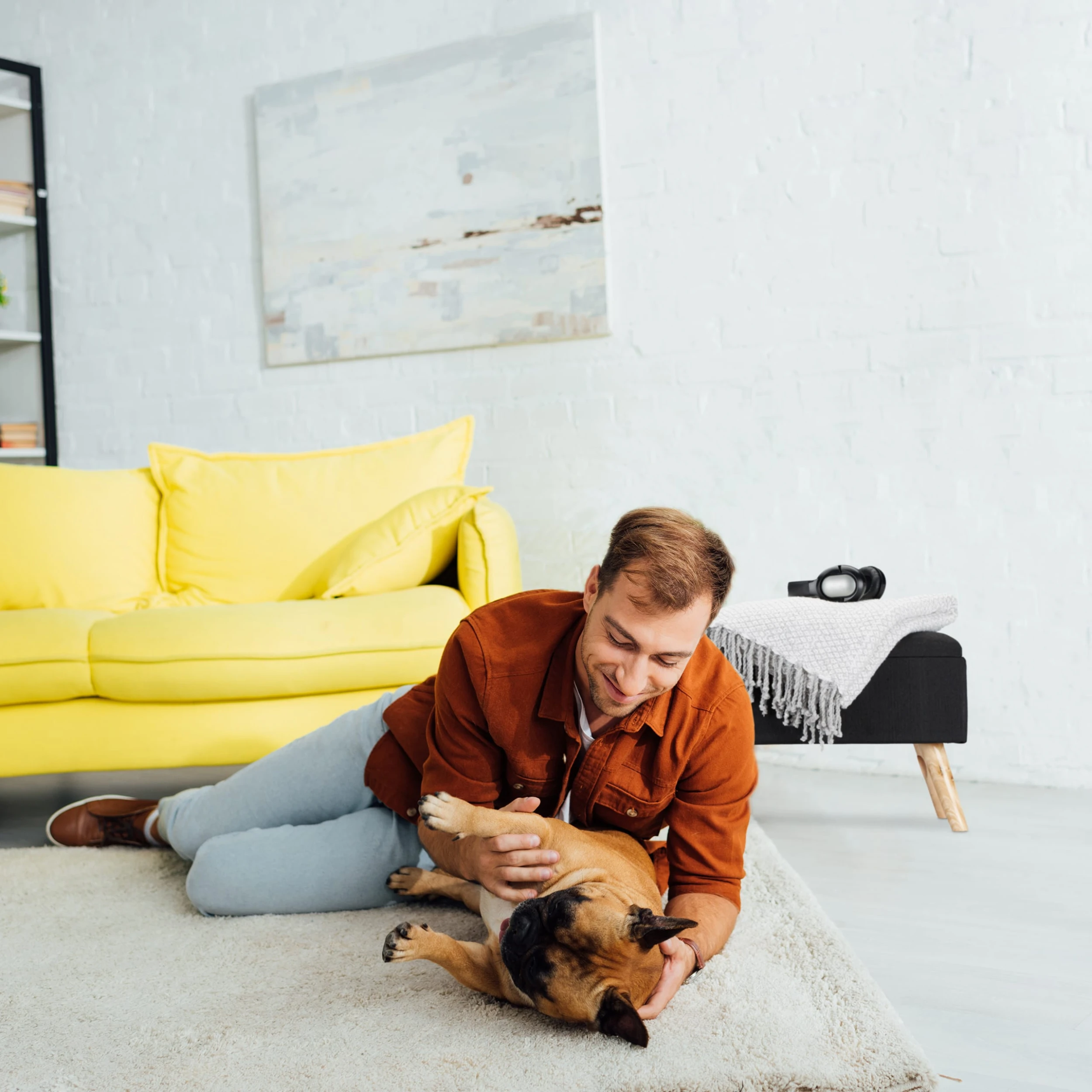 Relaxdays Sitzbank In Beige - (B)79,5x (H)39,5 X (T)39,5 Cm - Image 5