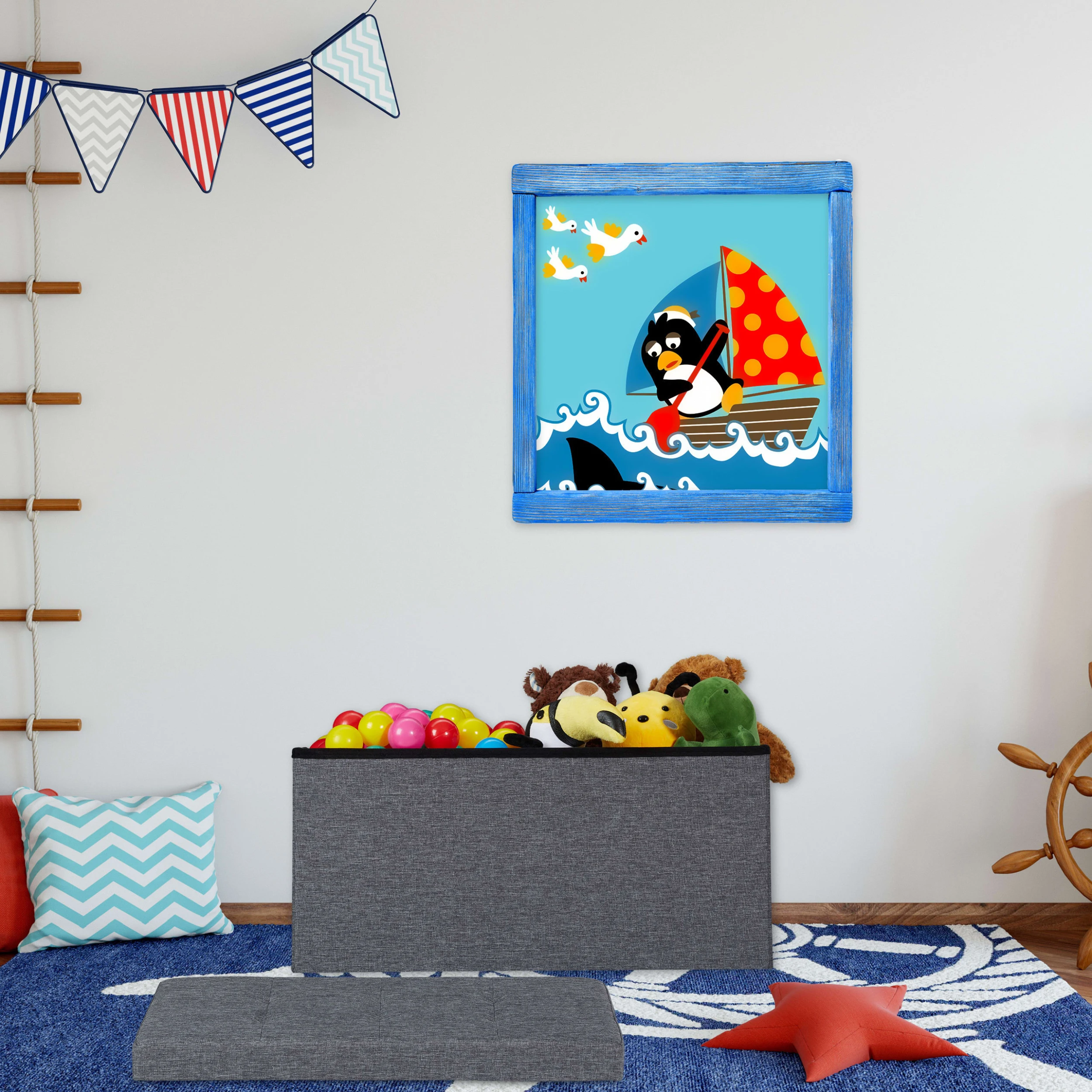 Relaxdays Sitzbank In Dunkelgrau - 84 L - Image 2