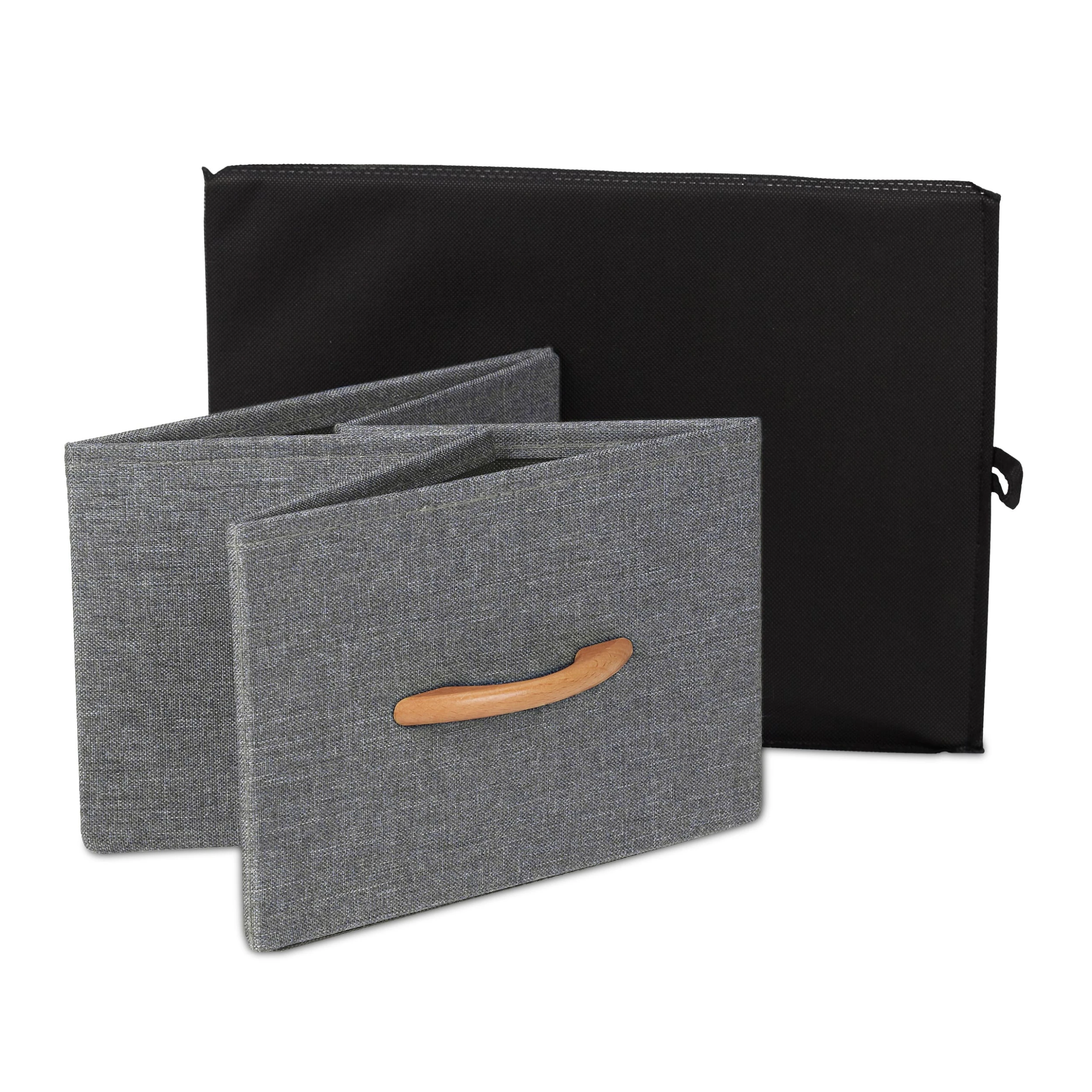 Relaxdays Sitzbank In Grau - (B)80 X (H)40 X (T)40 Cm - Image 7