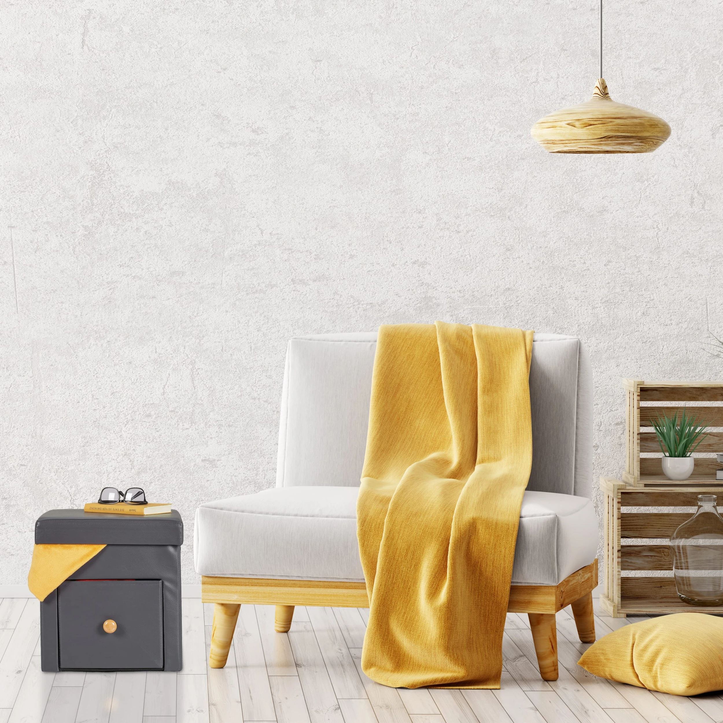 Relaxdays Sitzhocker In Grau - (B)37 X (H)38 X (T)38 Cm - Image 2