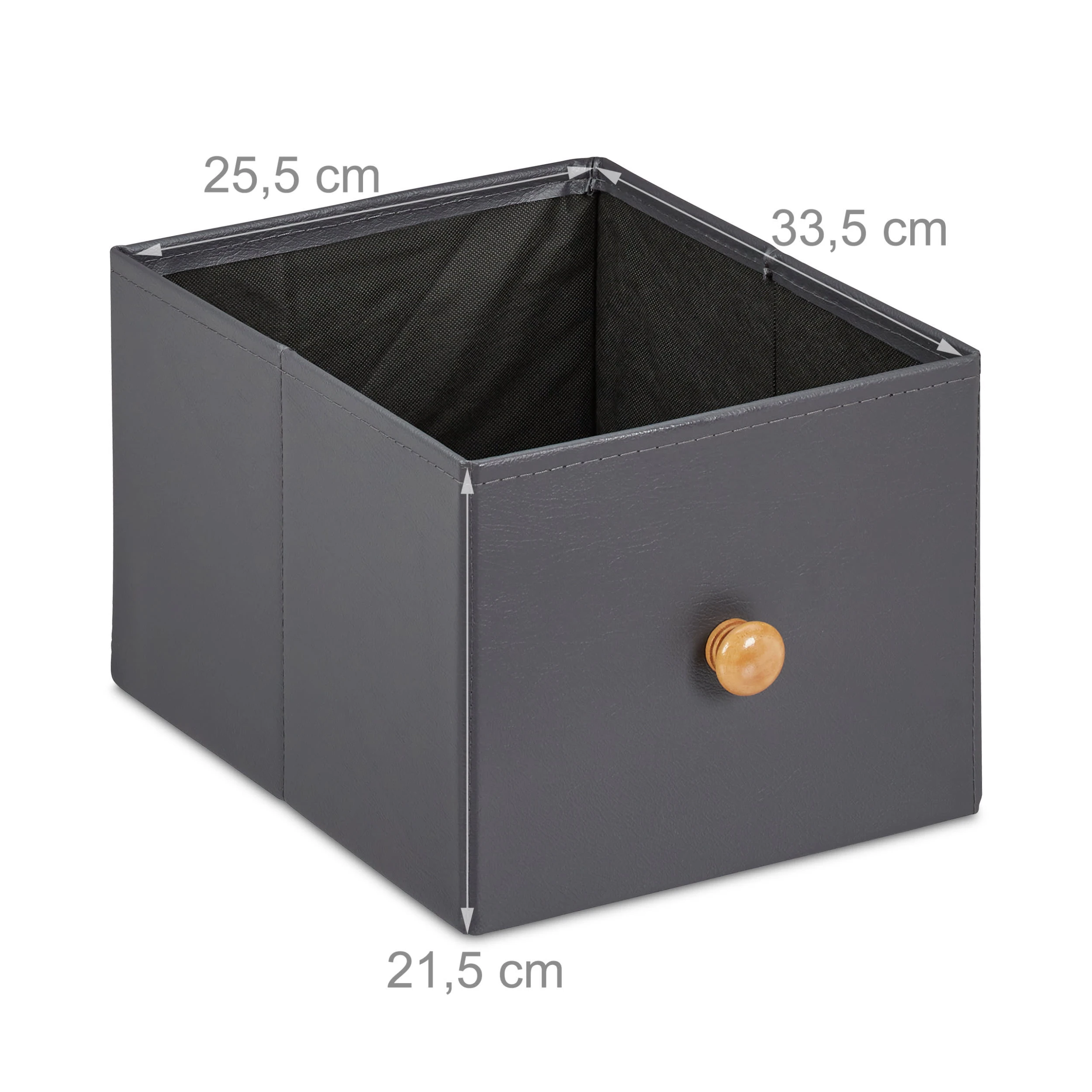 Relaxdays Sitzhocker In Grau - (B)37 X (H)38 X (T)38 Cm - Image 5