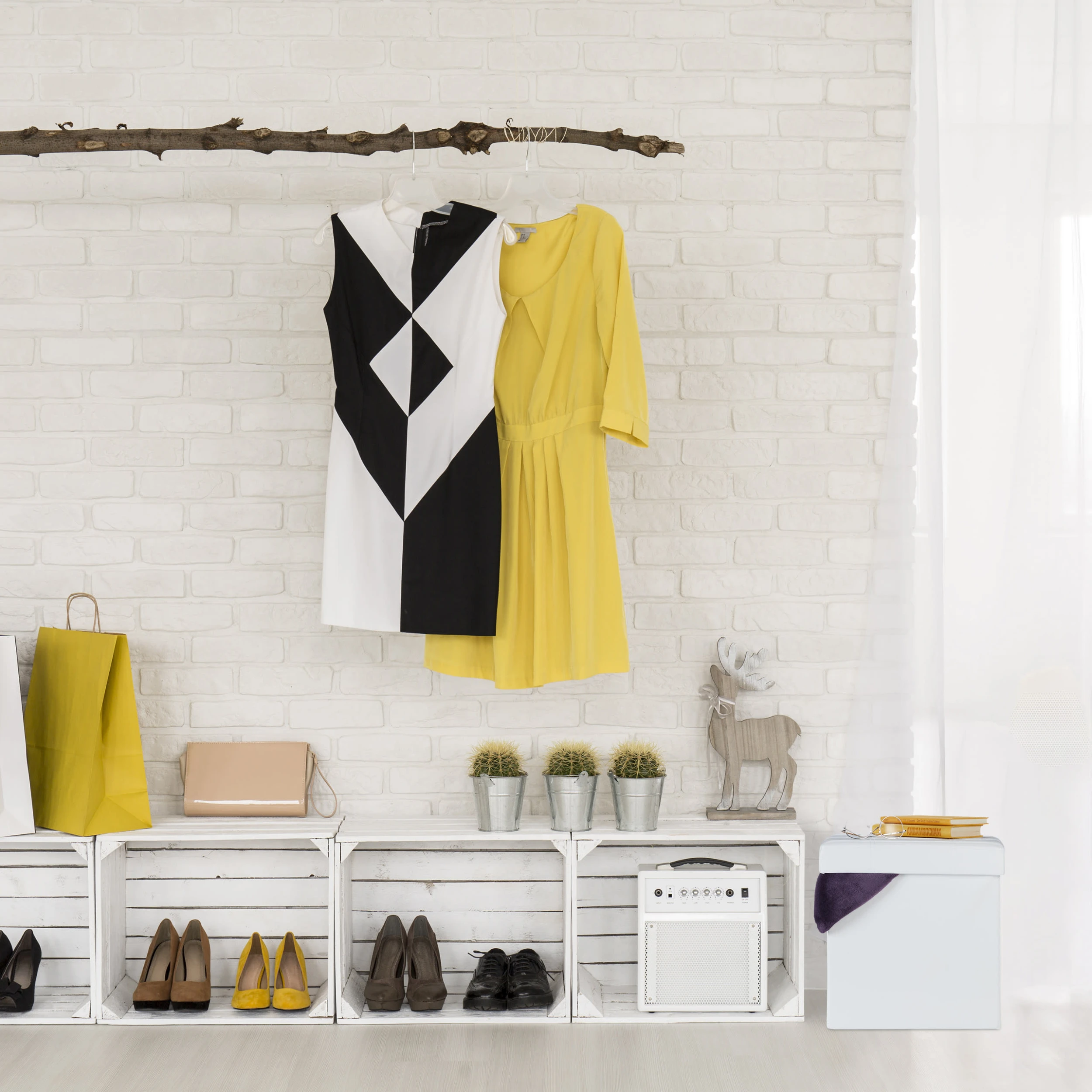 Relaxdays Sitzhocker In Weiß - (B)37 X (H)38 X (T)37 Cm - Image 2