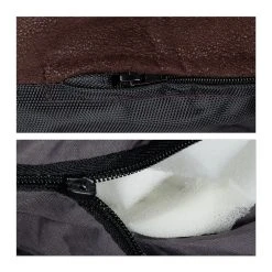 Relaxdays Sitzsack In Dunkelbraun - (H)60 X Ø 110 Cm -VCM-Shop relaxdays sitzsack in dunkelbraun h 60 x o 110 cm 6