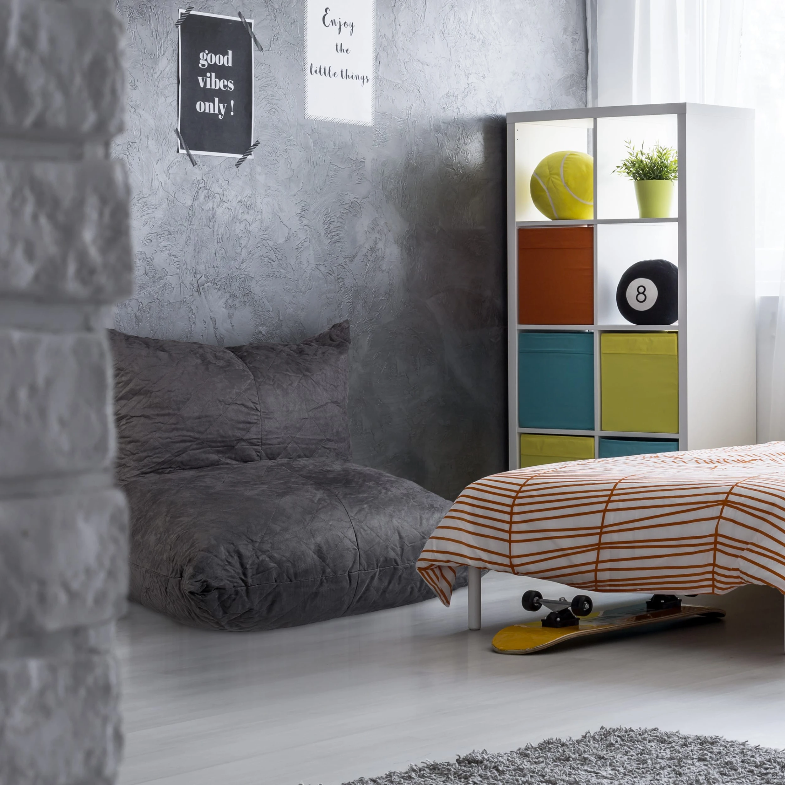 Relaxdays Sitzsack In Grau - Image 3