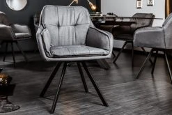 Riess-ambiente.de Armlehnenstuhl MR. LOUNGER In Grau - 63 X 85 X 62cm -VCM-Shop riess ambiente de armlehnenstuhl mr lounger in grau 63 x 85 x 62cm 2