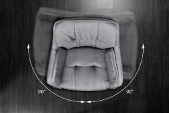 Riess-ambiente.de Armlehnenstuhl MR. LOUNGER In Grau - 63 X 85 X 62cm -VCM-Shop riess ambiente de armlehnenstuhl mr lounger in grau 63 x 85 x 62cm 4