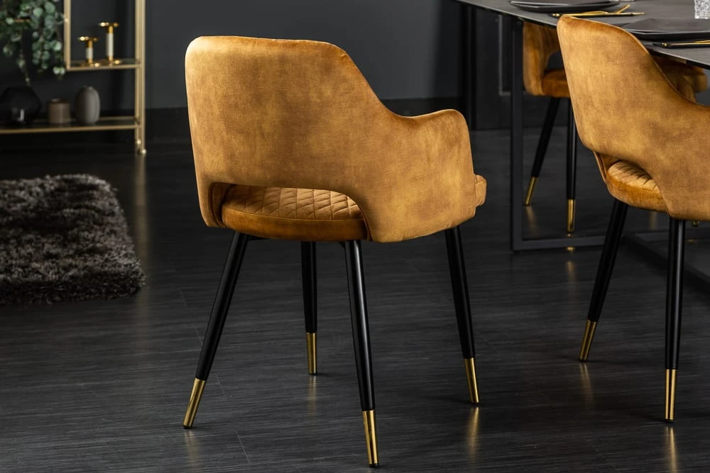 Riess-ambiente.de Armlehnenstuhl PARIS In Senfgelb - 56 X 81 X 57cm - Image 4