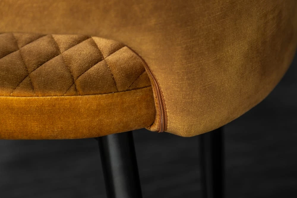 Riess-ambiente.de Armlehnenstuhl PARIS In Senfgelb - 56 X 81 X 57cm - Image 8