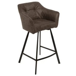 Riess-ambiente.de Barstuhl LOFT In Taupe - 57 X 100 X 53cm