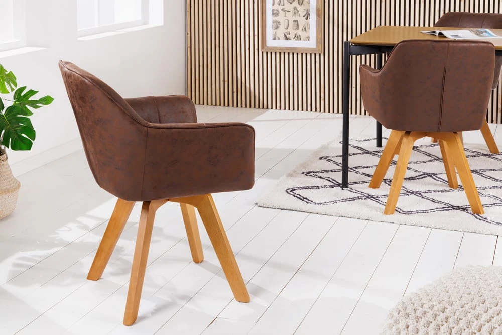 Riess-ambiente.de Esszimmerstuhl LOFT In Antik Braun - 60 X 83 X 61cm - Image 5