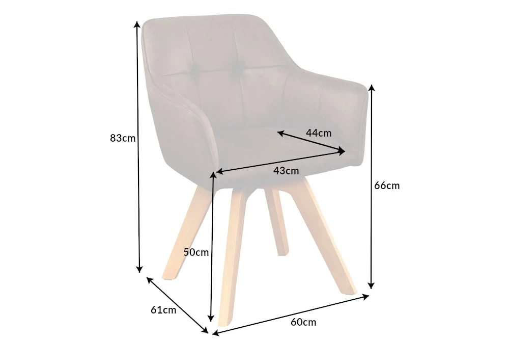 Riess-ambiente.de Esszimmerstuhl LOFT In Antik Braun - 60 X 83 X 61cm - Image 10
