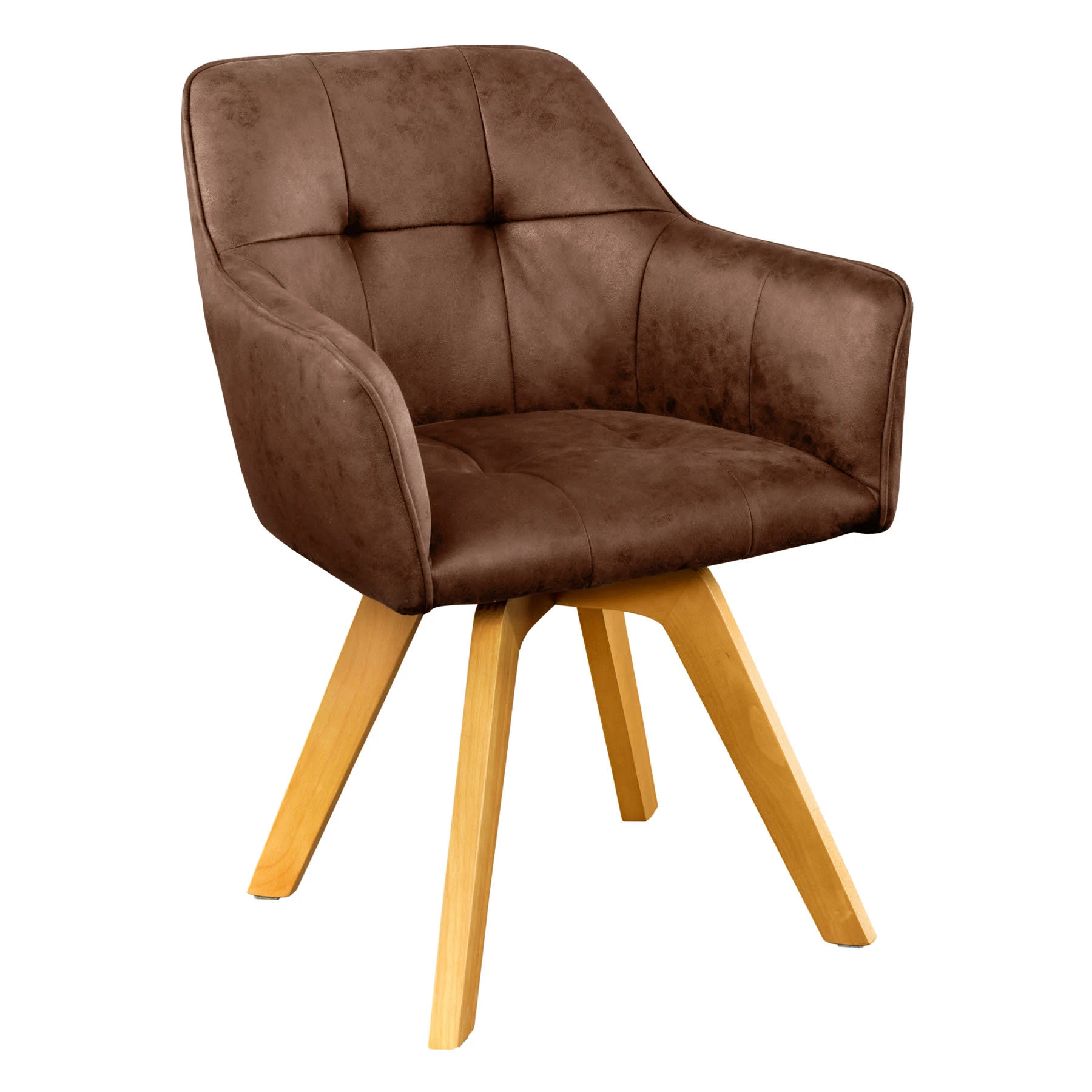 Riess-ambiente.de Esszimmerstuhl LOFT In Antik Braun - 60 X 83 X 61cm