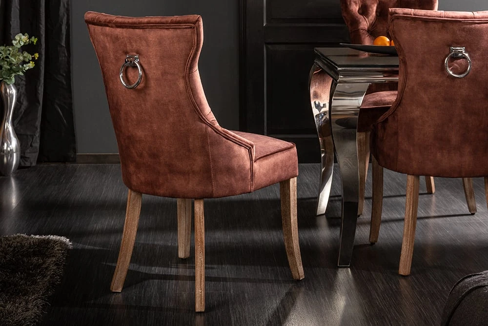 Riess-ambiente.de Polsterstuhl CASTLE In Braun - 57 X 96 X 63cm - Image 5