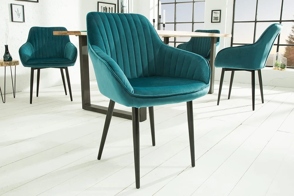 Riess-ambiente.de Stuhl TURIN In Türkis - 60 X 84 X 61cm - Image 3