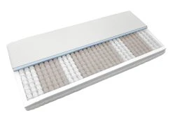 Sleepondo 7-Zonen Taschenfederkernmatratze "Classic" In Weiß - H2 (bis 80 Kg)